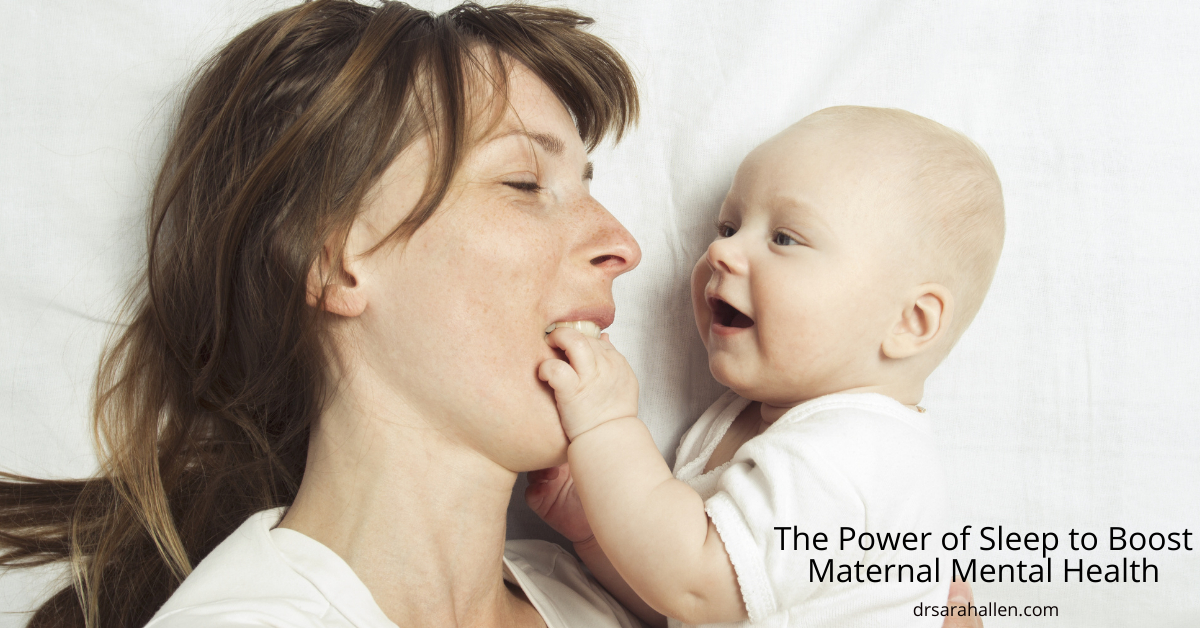Harnessing the Power of Sleep to Boost Maternal Mental Health